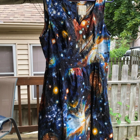 ModCloth Outer Space dress: L and XL - Picture 1 of 6